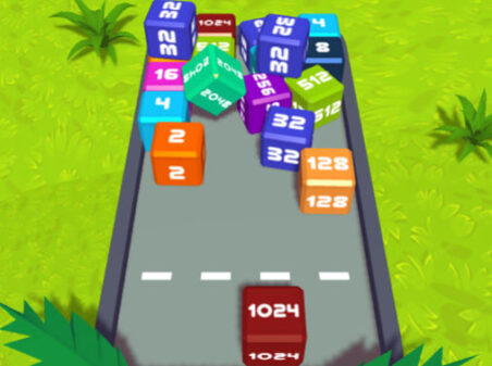 Inca Cubes 2048のゲームプレイ画像