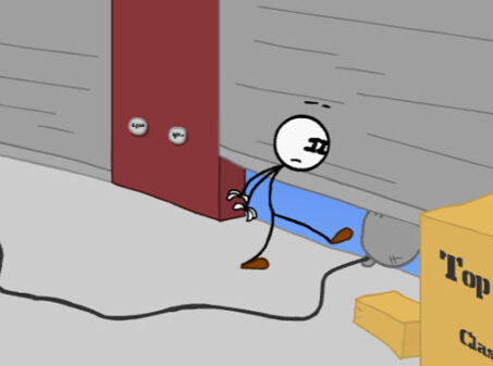 Infiltrating the Airshipのゲームプレイ画像