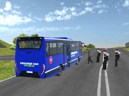 Jail Prison Van Policeのゲームプレイ画像