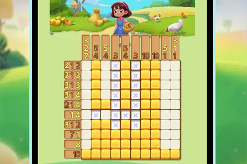 ドット絵を完成させるロジックパズル【ジャパニーズ ノノグラム】のゲーム画像