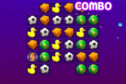 玩具をそろえるマッチ3パズル【ジュエルトイパズル】のゲーム画像