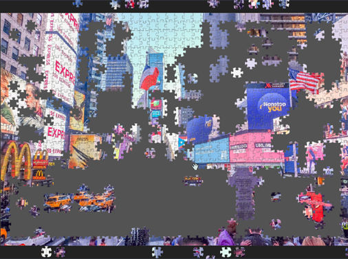 写真のジグソーパズルが大量に遊べるパズルゲーム Jigsaw Puzzle