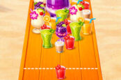 スイカゲーム風マージパズル【ジュースマージ（Juice Merge）】のゲーム画像