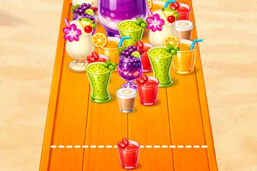 スイカゲーム風マージパズル【ジュースマージ（Juice Merge）】のゲーム画像