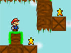 マリオが星を集めながら上部を目指すマリオゲーム：Jump Mario