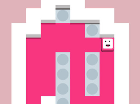 床をペンキで塗るパズルゲーム Just Slideのゲーム画像