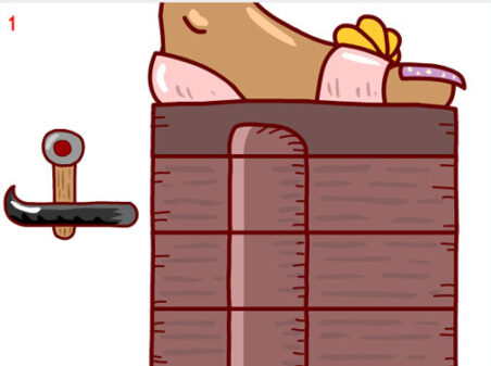 カカトオトシのゲームプレイ画像