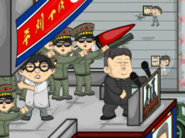 世界一有名な書記をぶっ飛ばすゲーム【Kick Out Kim】
