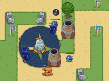 バイキングの正統派タワーディフェンス King Rugni Tower Conquestのゲーム画像