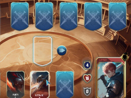 シンプルなカードバトルゲーム【Kingmaker Academy: Warrior's Duels】のゲーム画像
