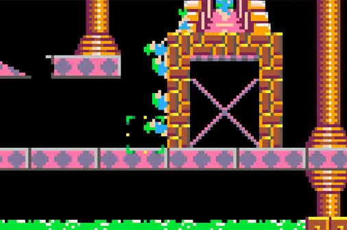 レミングス 無料ゲーム（ブラウザ版）【Lemmings】のゲーム画像