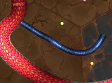 リトルビッグスネーク.ioのゲームプレイ画像