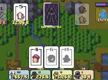 LITTLE IDLE MONSTERSのゲームプレイ画像