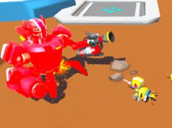 ロボットのガンアクションゲーム Little Robot