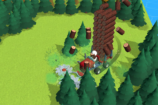 ランバーハーベストのゲームプレイ画像