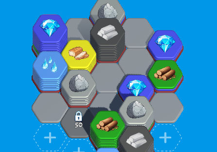 マジックキングダム：ヘックスマッチのゲームプレイ画像