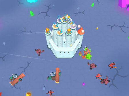 城の防衛ゲーム【Magic Merge: Tower Defense 3D】のゲーム画像