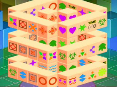 Mahjong 3D Timeのゲームプレイ画像