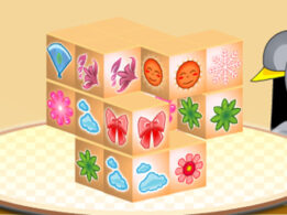 王女を救う立体上海パズル【Mahjong Knights Quest】
