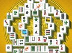 タワーに積まれた麻雀牌の上海ゲーム Mahjong Tower