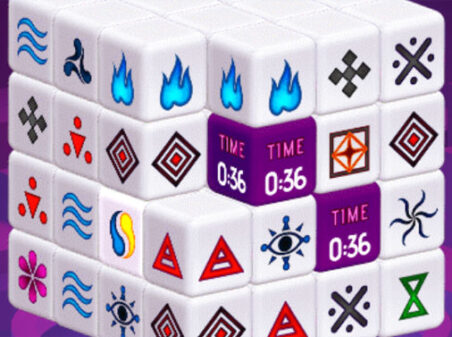 Mahjongg Solitaireのゲームプレイ画像