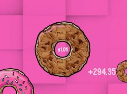 ドーナツを食い散らすクリック連打系の放置ゲーム Make Donuts Great Again