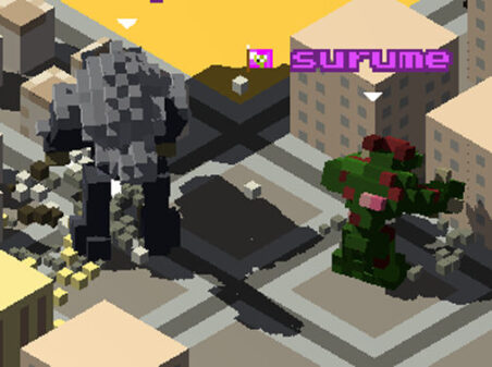 ManOrMonster.ioのゲームプレイ画像