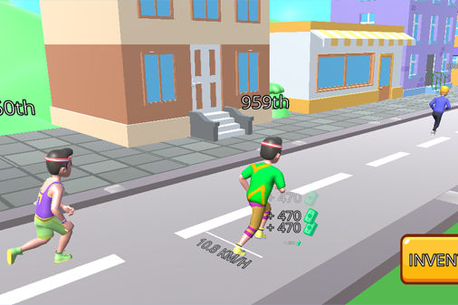 マラソンレースioのゲームプレイ画像