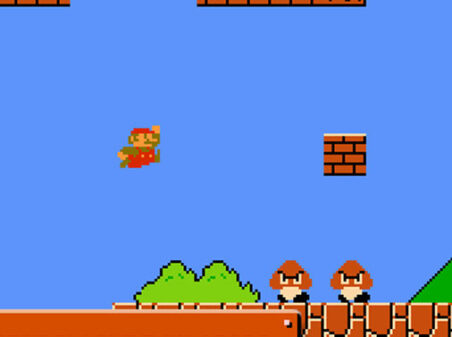 スーパーマリオHTML5のゲームプレイ画像