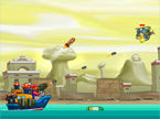 マリオが海上でクッパ軍と戦う育成シューティング：Mario Torpedo