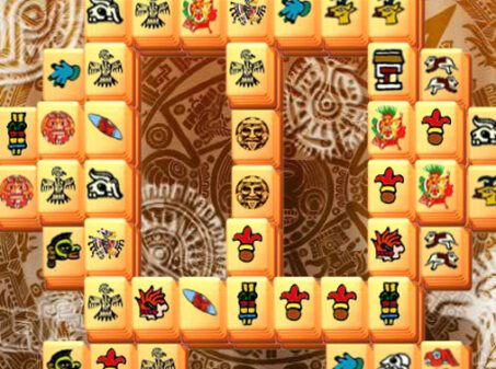 Maya Tower Mahjongのゲームプレイ画像