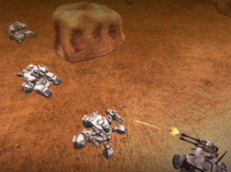 Mech Battle Simulatorのゲームプレイ画像