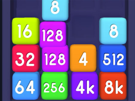 Merge Block 2048のゲームプレイ画像