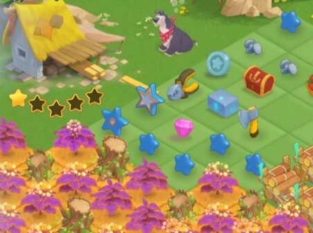 マージハーベストのゲームプレイ画像