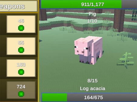 マインクリッカーのゲームプレイ画像