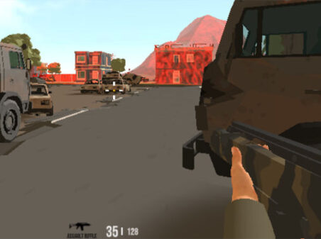 PUBG風のマルチプレイFPS【ミニロイヤル2.io (MiniRoyale2.io)】のゲーム画像