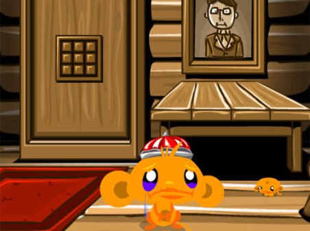 Monkey GO Happy Cabin Escapeのゲームプレイ画像