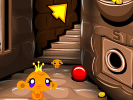 泣いているおサルのクリックアドベンチャー【攻略動画】 Monkey GO Happy Four Worlds 4