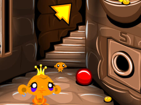 Monkey GO Happy Four Worlds 4のゲームプレイ画像