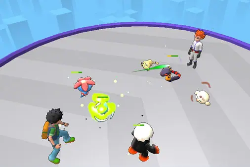 ポケモン風のゲートランゲーム【モンスター・スクワッド・ラッシュ】のゲーム画像