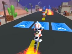 コミカルライダーのバイクゲーム【Moto 3D Racing Challenge】