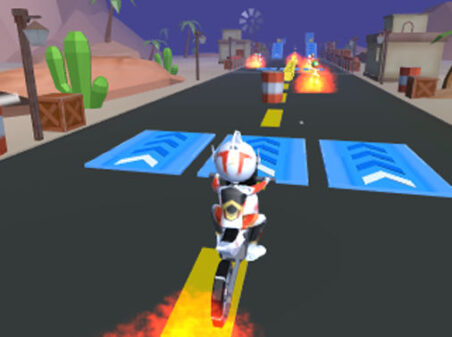 Moto 3D Racing Challengeのゲームプレイ画像