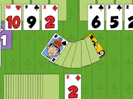 MR BEAN SOLITAIRE ADVENTURESのゲームプレイ画像