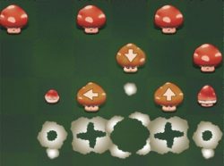 キノコを四散させる思考型パズルゲーム Mushroom Pop