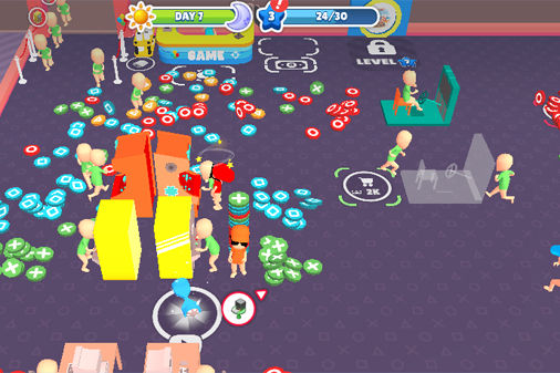 ゲームセンター経営のお仕事ゲーム【マイアーケードセンター（My Arcade Center）】のゲーム画像