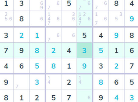 New デイリー数独のゲームプレイ画像