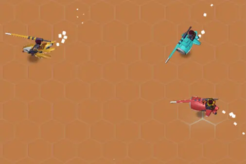 槍で戦うCPU対戦バトルゲーム【ニトロナイツ（Nitro Knights）】のゲーム画像