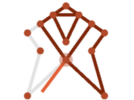 ONE LINE PUZZLEのゲームプレイ画像