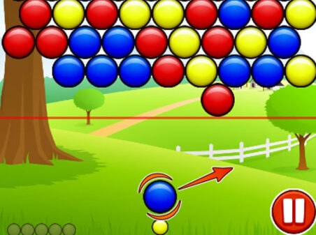 オレンジバブルのゲームプレイ画像