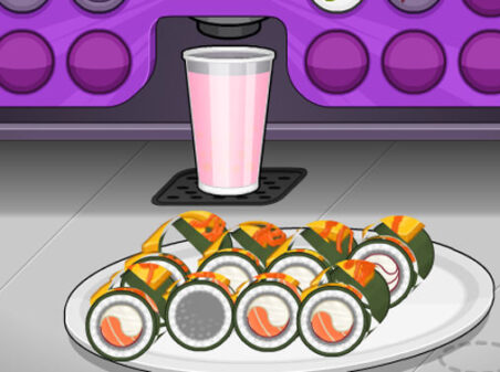 Papas Sushiriaのゲームプレイ画像